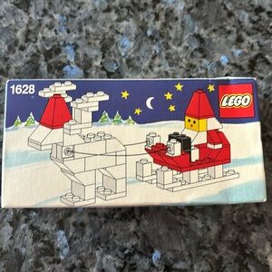 Lego set 1628 Christmas, mint in box, never opened.